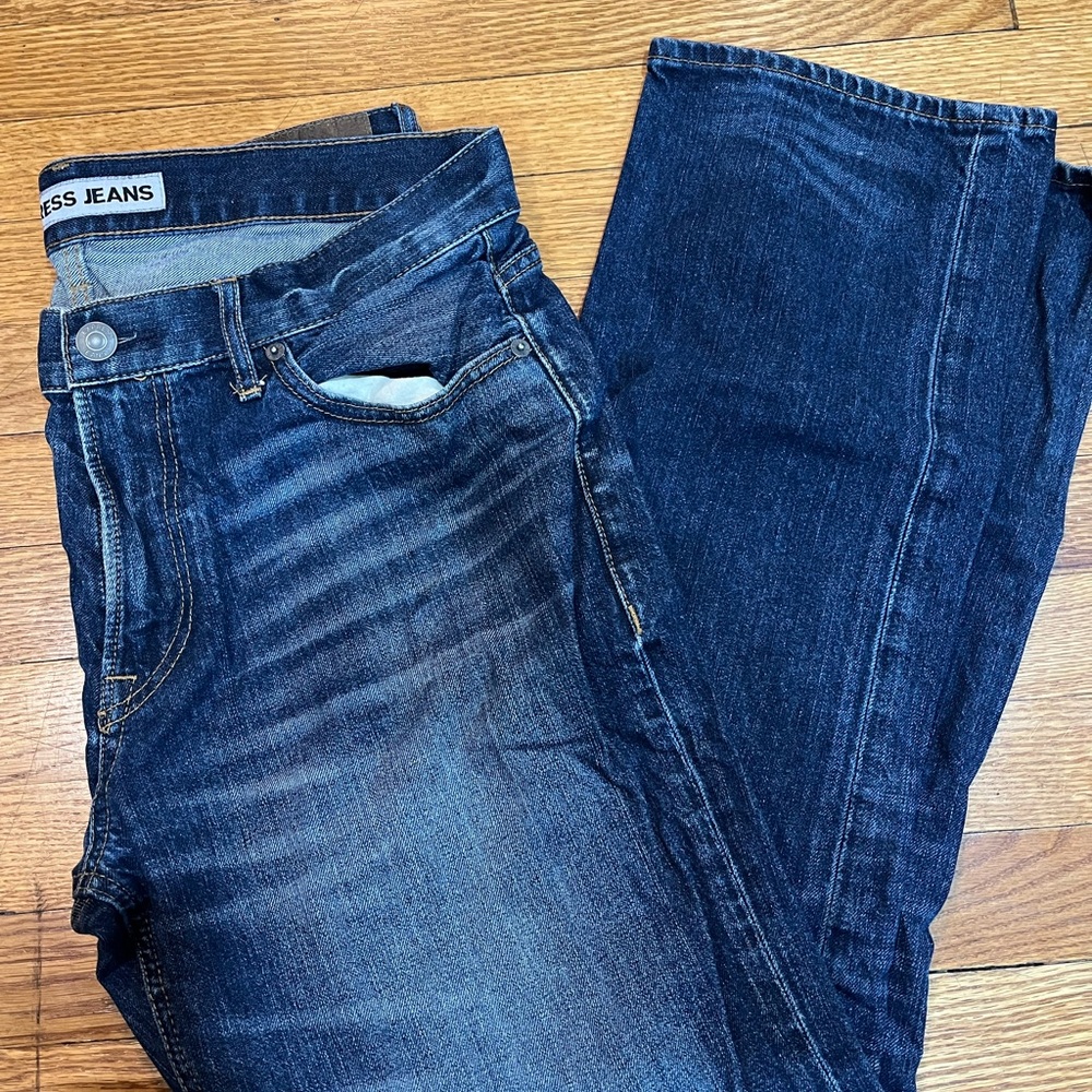 Express Men's Dark Blue Jeans